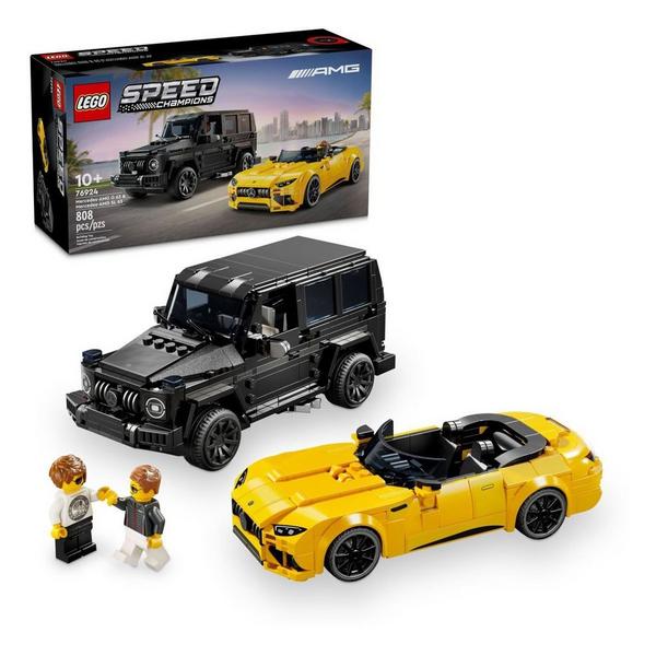 LEGO Speed Champions Mercedes-AMG G 63 & Mercedes-AMG SL 63 F1 Toy Car 76924
