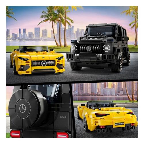 LEGO Speed Champions Mercedes-AMG G 63 & Mercedes-AMG SL 63 F1 Toy Car 76924 - Primary Image