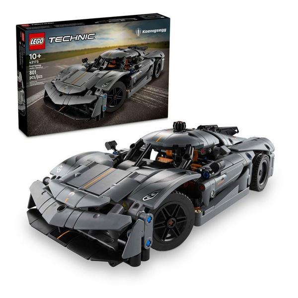 Boys LEGO Koenigsegg Jesko Absolut Grey Hypercar Sport Car Building Toy Building Set