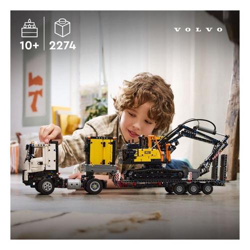 LEGO Technic Volvo FMX Truck & EC230 Electric Excavator Building Toy 42175 - Primary Image