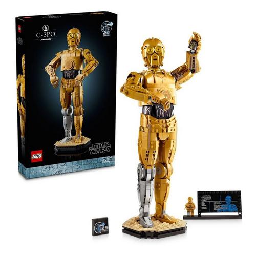 LEGO Star Wars C-3PO Buildable Droid Figure for Build and Display 75398 - Primary Image