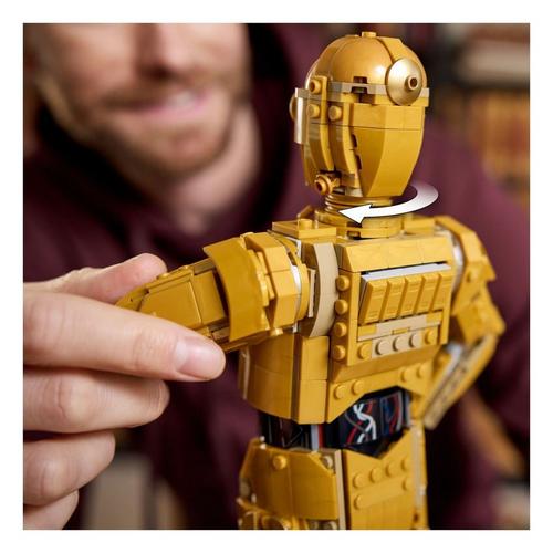 LEGO Star Wars C-3PO Buildable Droid Figure for Build and Display 75398 - Primary Image