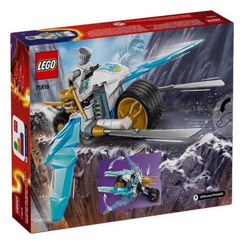 LEGO Ninjago Zanes Ice Motorcycle Toy Set, Ninja Gift 71816 - Primary Image