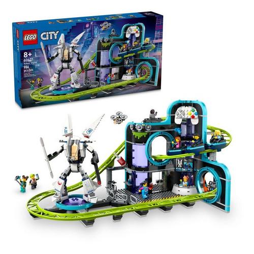 LEGO City Robot World Roller-Coaster Park Toy 60421 Building Set - Primary Image