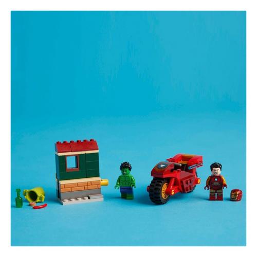 LEGO Marvel Iron Man with Bike and The Hulk Building Toy 76287 - Primary Image