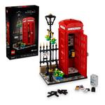 LEGO Ideas Red London Telephone Box 21347 Building Set - Thumbnail 1 of 11