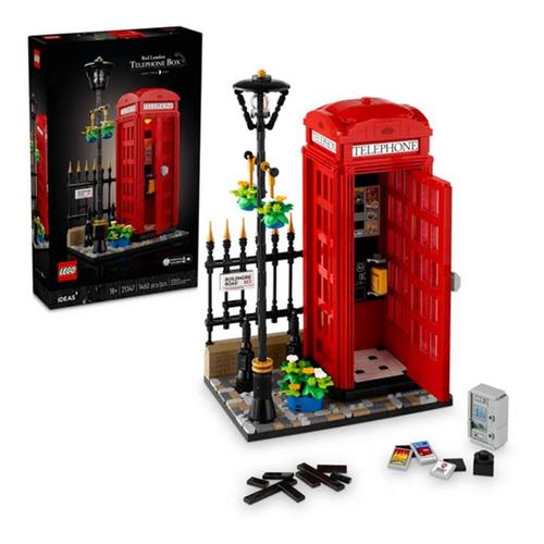 LEGO Ideas Red London Telephone Box 21347 Building Set - Primary Image