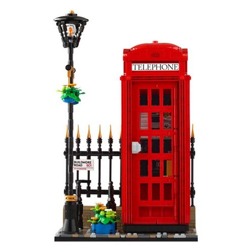 LEGO Ideas Red London Telephone Box 21347 Building Set - Primary Image