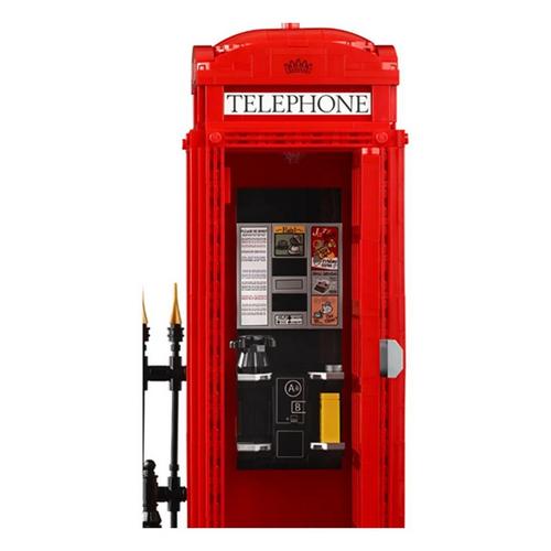 LEGO Ideas Red London Telephone Box 21347 Building Set - Primary Image
