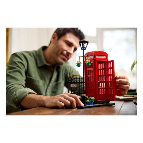 LEGO Ideas Red London Telephone Box 21347 Building Set - Primary Image
