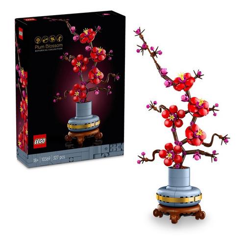 LEGO Botanical Plum Blossom Flower Decor Display Set 10369 Building Set - Primary Image