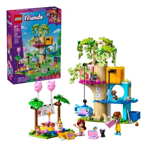 LEGO Friends Cat Birthday Party & Tree House 42666 Building Set - Primary Image