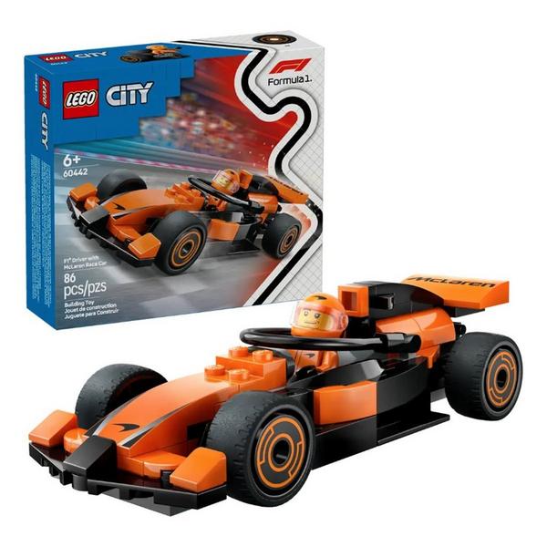 LEGO City F1 Driver with McLaren Race Car 60442 Building Set