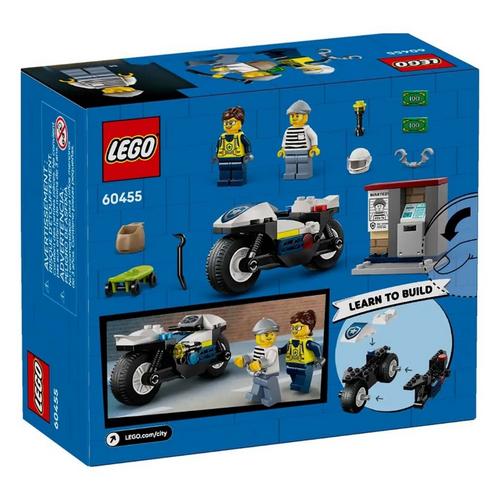 LEGO City Police Motorcycle Chase 60455 Building Set - Primary Image