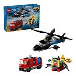LEGO City Helicopter, Fire Truck & Submarine Remix 60462 Building Set - Thumbnail 1 of 11