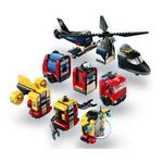 LEGO City Helicopter, Fire Truck & Submarine Remix 60462 Building Set - Thumbnail 2 of 11