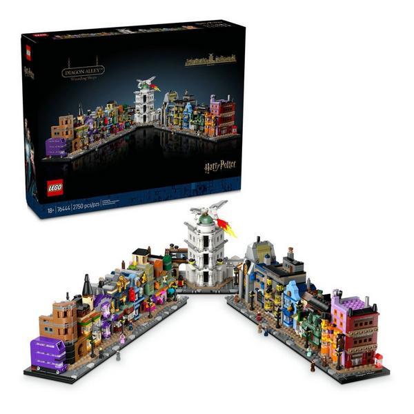 LEGO Harry Potter Diagon Alley Wizarding Shops 76444 Building Set