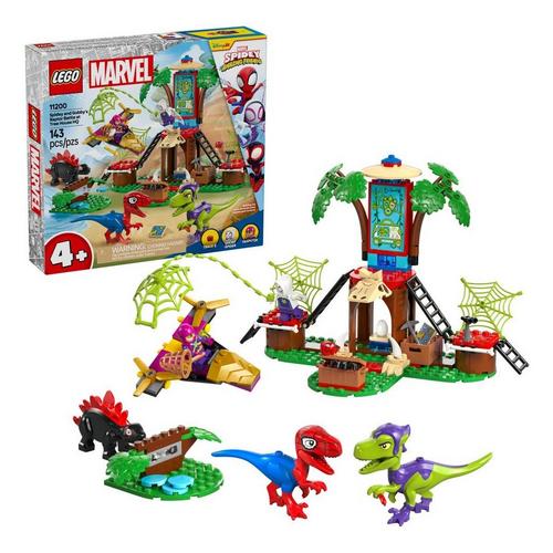 LEGO Marvel Spidey and Gobby's Raptor Battle at Tree House HQ 11200 Building Set - Primary Image