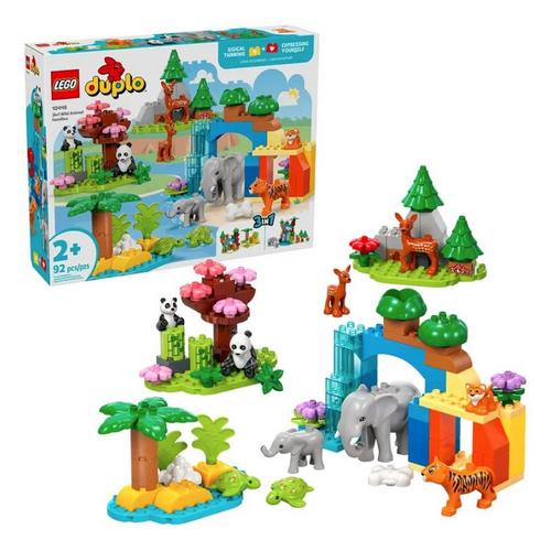 LEGO DUPLO 3 in 1 Wild Animal Families 10446 Building Set - Primary Image