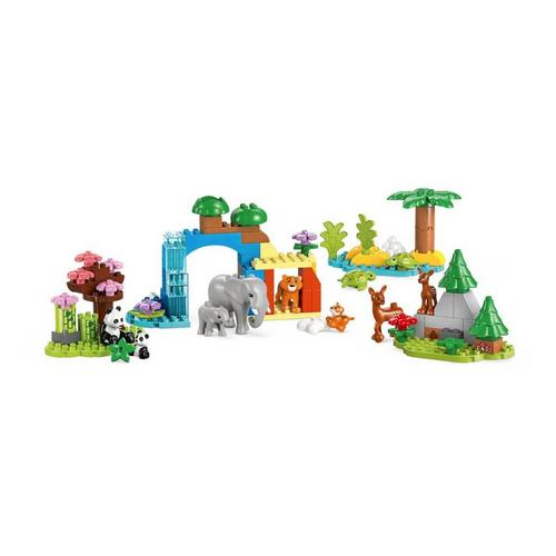 LEGO DUPLO 3 in 1 Wild Animal Families 10446 Building Set - Primary Image