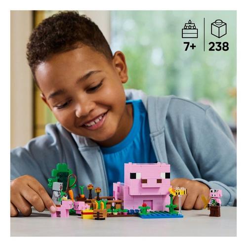 LEGO Minecraft The Baby Pig House 21268 Building Set - Primary Image