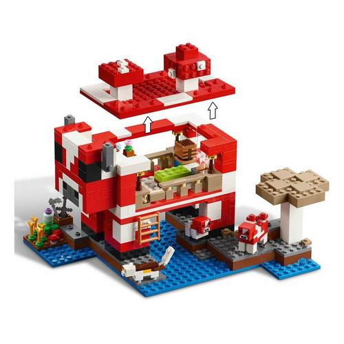 LEGO Minecraft The Mooshroom House 21270 Building Set - Primary Image