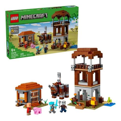 LEGO Minecraft The Pillager Outpost and Ravager 21278 Building Set - Primary Image