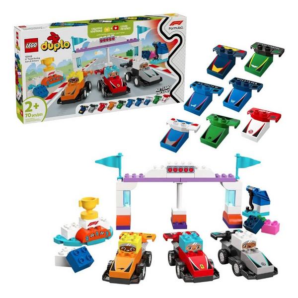 LEGO DUPLO F1 Team Race Cars & Drivers 10445 Building Set