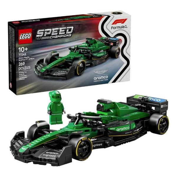 LEGO Speed Champions Aston Martin Aramco F1 AMR24 Race Car 77245 Building Set