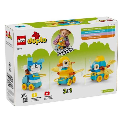 LEGO DUPLO 3 in 1 Animals on Wheels 10448 Building Set - Primary Image