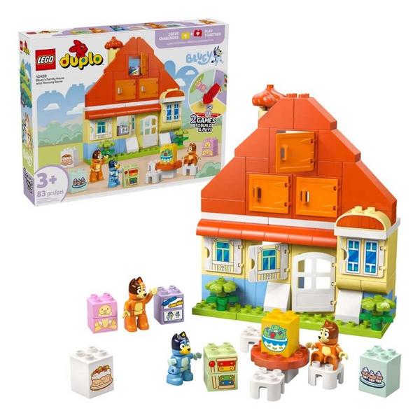 LEGO Duplo Bluey's Family House with Memory Game 10459 Building Set