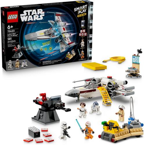 LEGO Star Wars SMART Play Lukes Red Five X-Wing 75423 Building Set - Primary Image