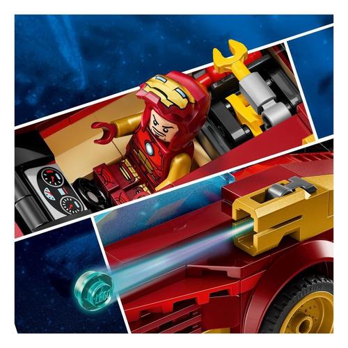 LEGO Marvel Iron Man Car & Black Panther vs. Red Hulk 76310 Building Set - Primary Image
