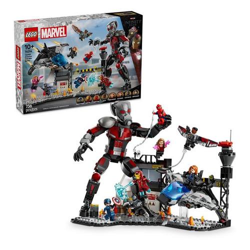 LEGO Marvel Captain America Civil War Action Battle 76314 Building Set - Primary Image