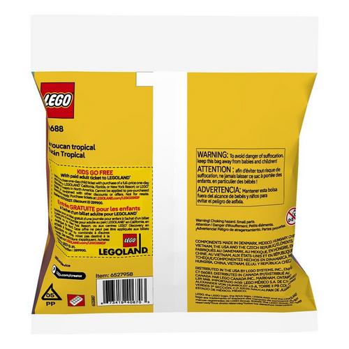 LEGO Creator 3 in 1 Tropical Toucan 30688 Bag - Primary Image