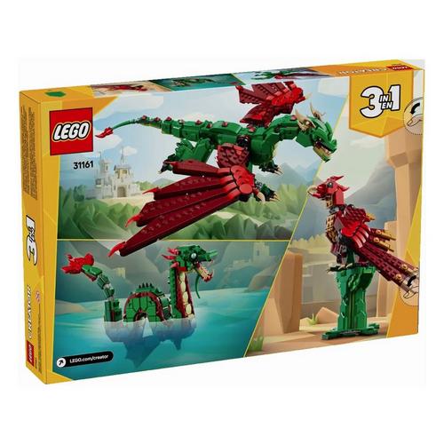 LEGO Creator 3 in 1 Medieval Dragon 31161 Building Set - Primary Image