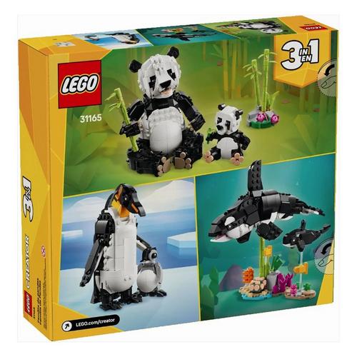 LEGO Creator 3 in 1 Wild Animals Panda Family 31165 Building Set - Primary Image
