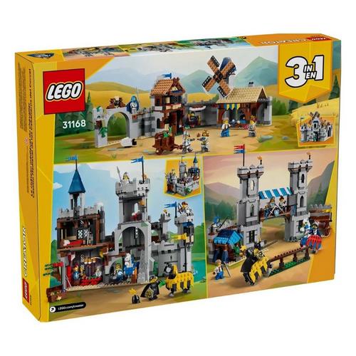 LEGO Creator 3 in 1 Medieval Horse Knight Castle 31168 Building Set - Primary Image