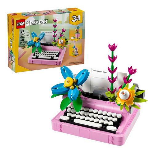 LEGO Creator 3 in 1 Typewriter with Flowers 31169 Building Set - Primary Image