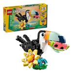 LEGO Creator 3 in 1 Wild Animals Tropical Toucan 31173 Building Set - Thumbnail 1 of 8