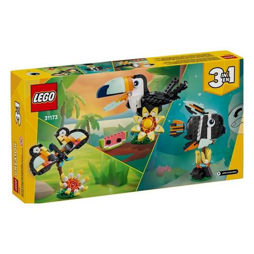 LEGO Creator 3 in 1 Wild Animals Tropical Toucan 31173 Building Set - Primary Image