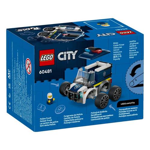 LEGO City Rides Police Truck 60481 Building Set - Primary Image