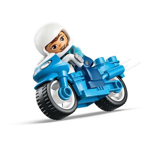 LEGO DUPLO Blue Police Motorcycle 10471 Building Set - Primary Image