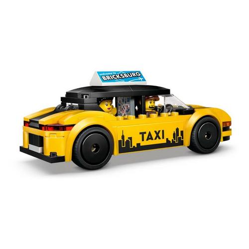 LEGO City Yellow Taxi 60487 Building Set - Primary Image