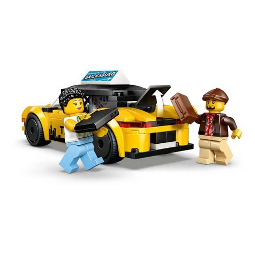 LEGO City Yellow Taxi 60487 Building Set - Primary Image