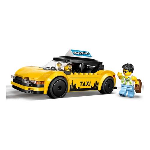 LEGO City Yellow Taxi 60487 Building Set - Primary Image
