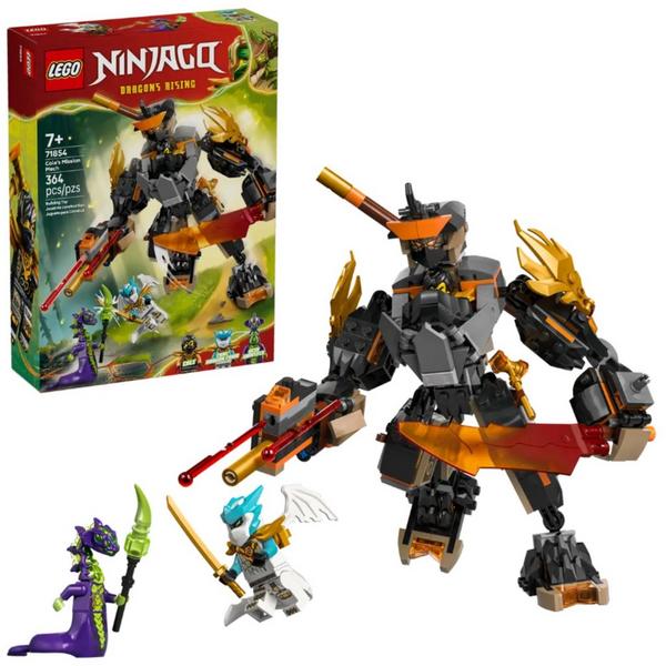 LEGO Ninjago Cole's Mission Mech & Dragon Zane 71854 Building Set