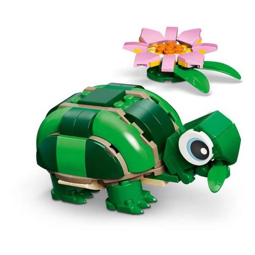 LEGO Creator 3 in 1 Turtle with a Water Lily Flower 31377 Building Set - Primary Image
