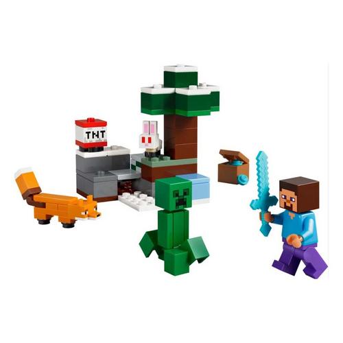LEGO Minecraft Steve's Taiga Adventure 21583 Building Set - Primary Image