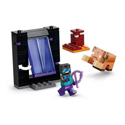 LEGO Minecraft Nether & End Portal Journey 21584 Building Set - Primary Image